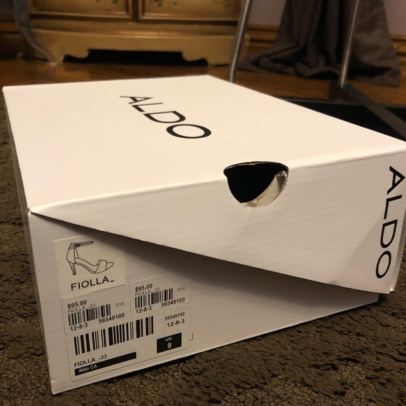 Neutral Beige Strap Heels - Picture 2 of 7